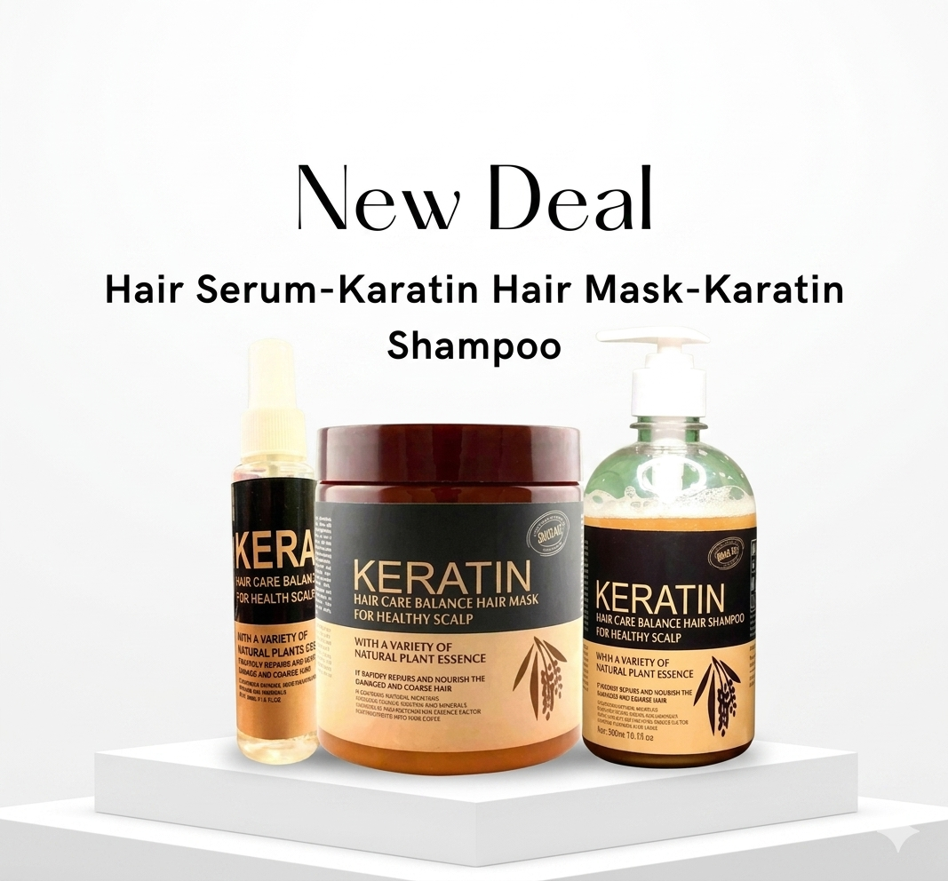 Keratin Hair Mask |  Pack Of 3 Items