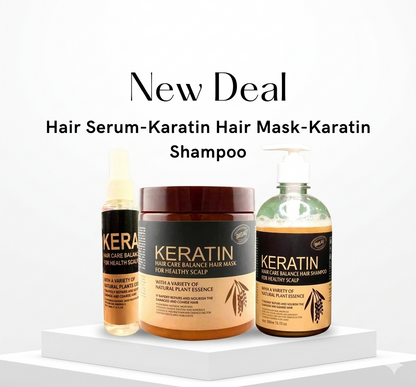 Keratin Hair Mask |  Pack Of 3 Items