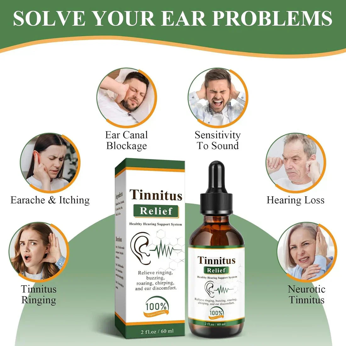 Herbal Tinnitus Relief Ear Drops – کان کےتمام مسائل کےلیے